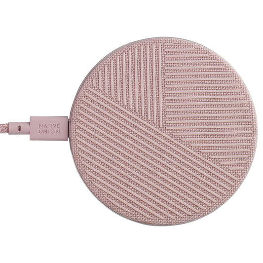 Native Union (10W) Drop Wireless Charging Pad - Rose Cell Phone - Chargers & Cradles Native Union - Simple Cell Bulk Wholesale Pricing - USA Seller