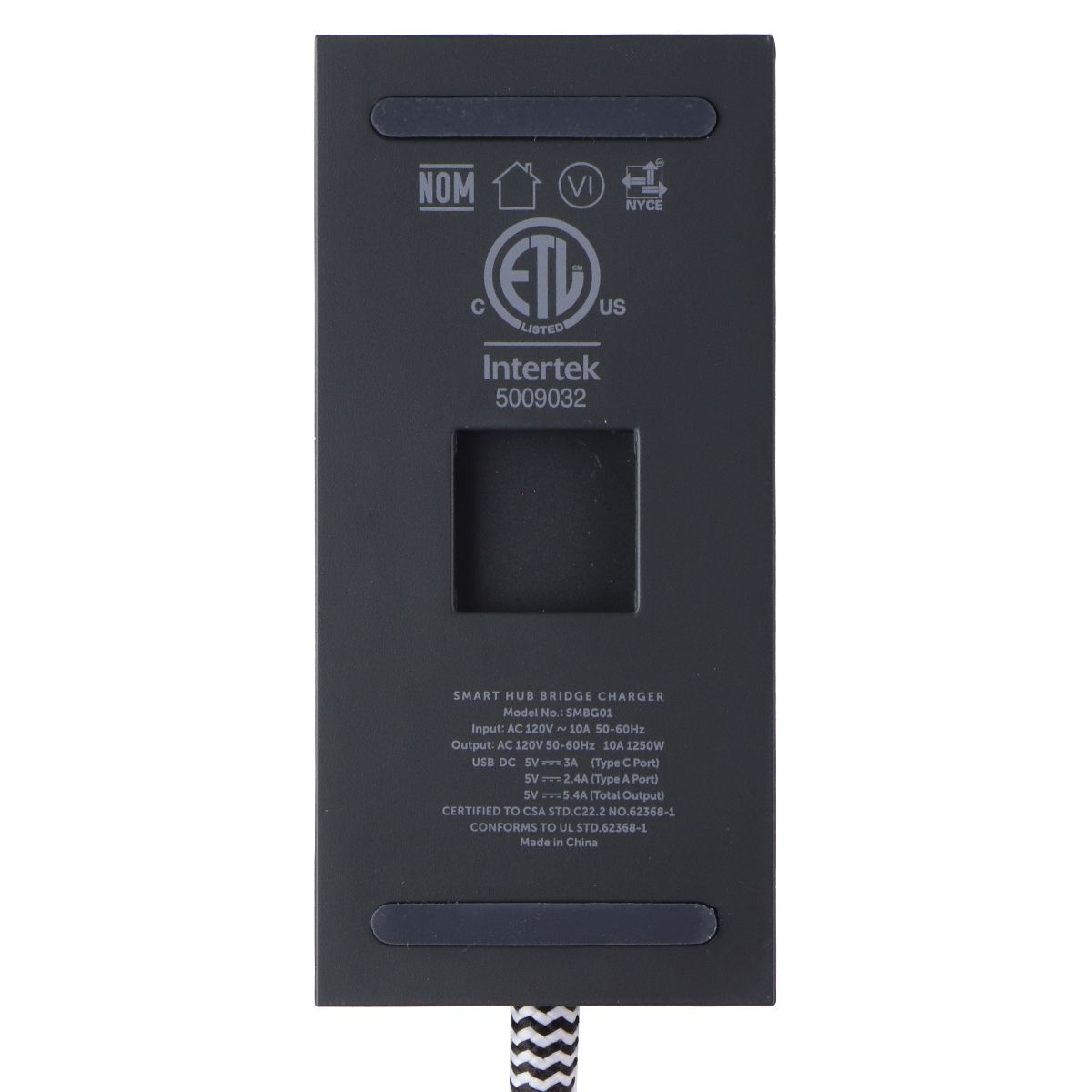 Native Union Smart Hub Bridge (3x USB-A / 1x USB-C / 2x AC Outlets) - Gray Cell Phone - Chargers & Cradles Native Union - Simple Cell Bulk Wholesale Pricing - USA Seller