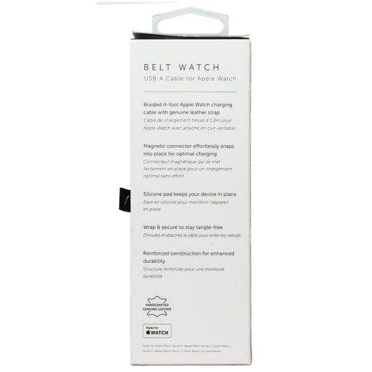 Native Union 4-Ft Belt Watch USB Magnetic Charger for Apple Watches - Zebra Smart Watch Accessories - Chargers & Docking Stations Native Union - Simple Cell Bulk Wholesale Pricing - USA Seller