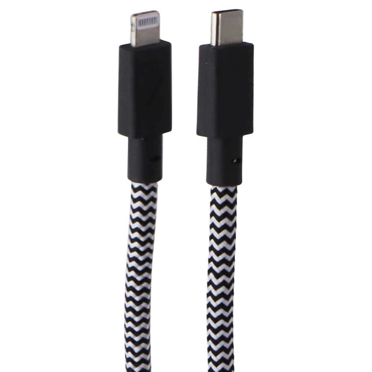 Native Union USB-C to Lightning 8-Pin 10FT Braided Zebra Cable Cell Phone - Cables & Adapters Native Union    - Simple Cell Bulk Wholesale Pricing - USA Seller