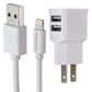 Naztech 6 Foot Lightning 8-pin to USB Cable + Dual USB Travel Charger Bundle