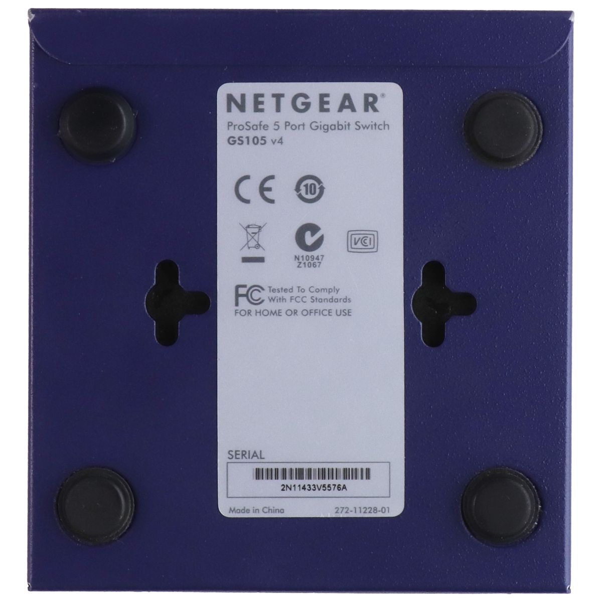 NETGEAR ProSafe GS105 5-Port Gigabit Ethernet Switch Network Hub (GS105v4)