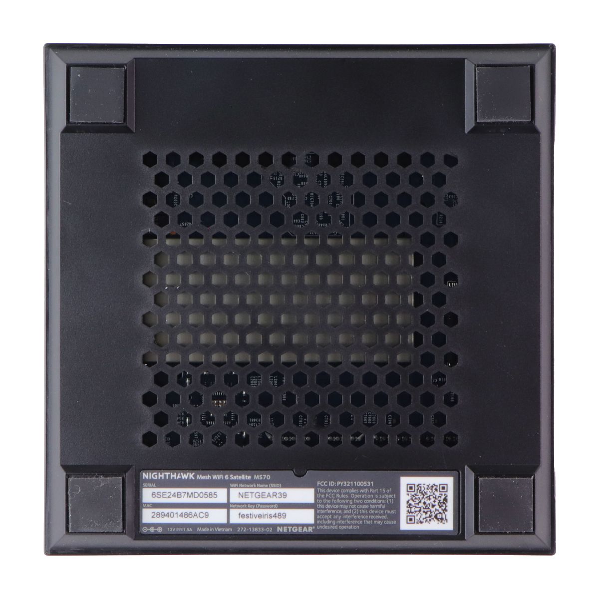 Netgear Nighthawk AX3000 Dual-Band Home Mesh WiFi 6 Add-on Satellite (MS70) Networking - Wireless Access Points Netgear - Simple Cell Bulk Wholesale Pricing - USA Seller