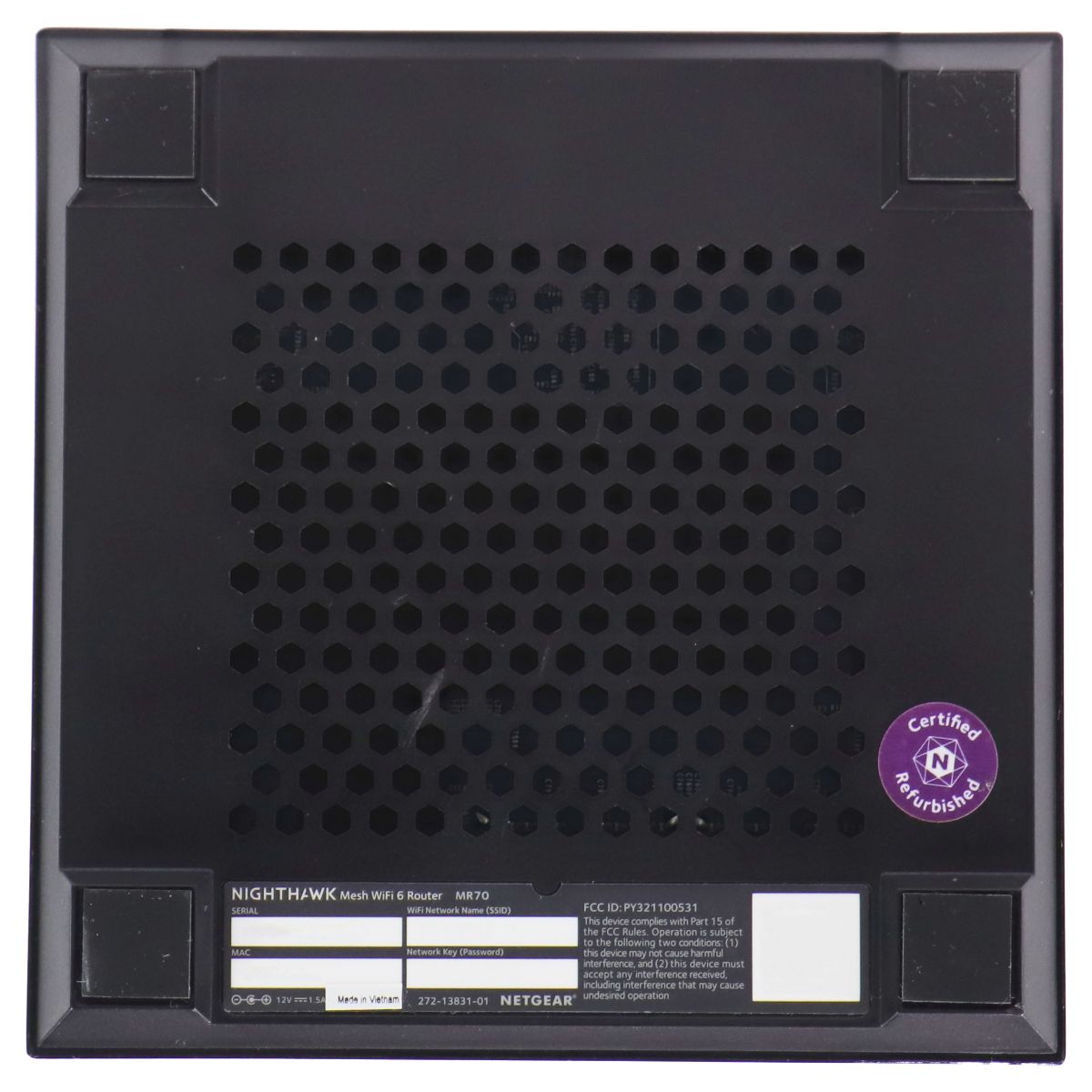 Netgear Nighthawk Dual-Band WiFi 6 Mesh MR70 Wireless Router - Black Networking - Wireless Wi-Fi Routers Netgear - Simple Cell Bulk Wholesale Pricing - USA Seller