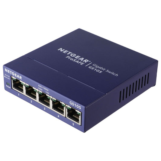 NETGEAR ProSafe 5-Port Gigabit Switch (GS105v5) - Blue