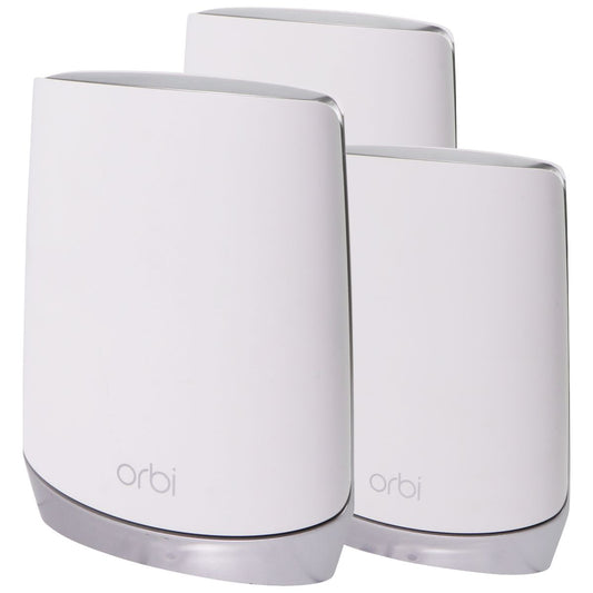 NETGEAR Orbi Tri-Band WiFi 6 Mesh System Router + 2 Satellites (RBK753S-100NAS) Networking - Wireless Wi-Fi Routers Netgear    - Simple Cell Bulk Wholesale Pricing - USA Seller