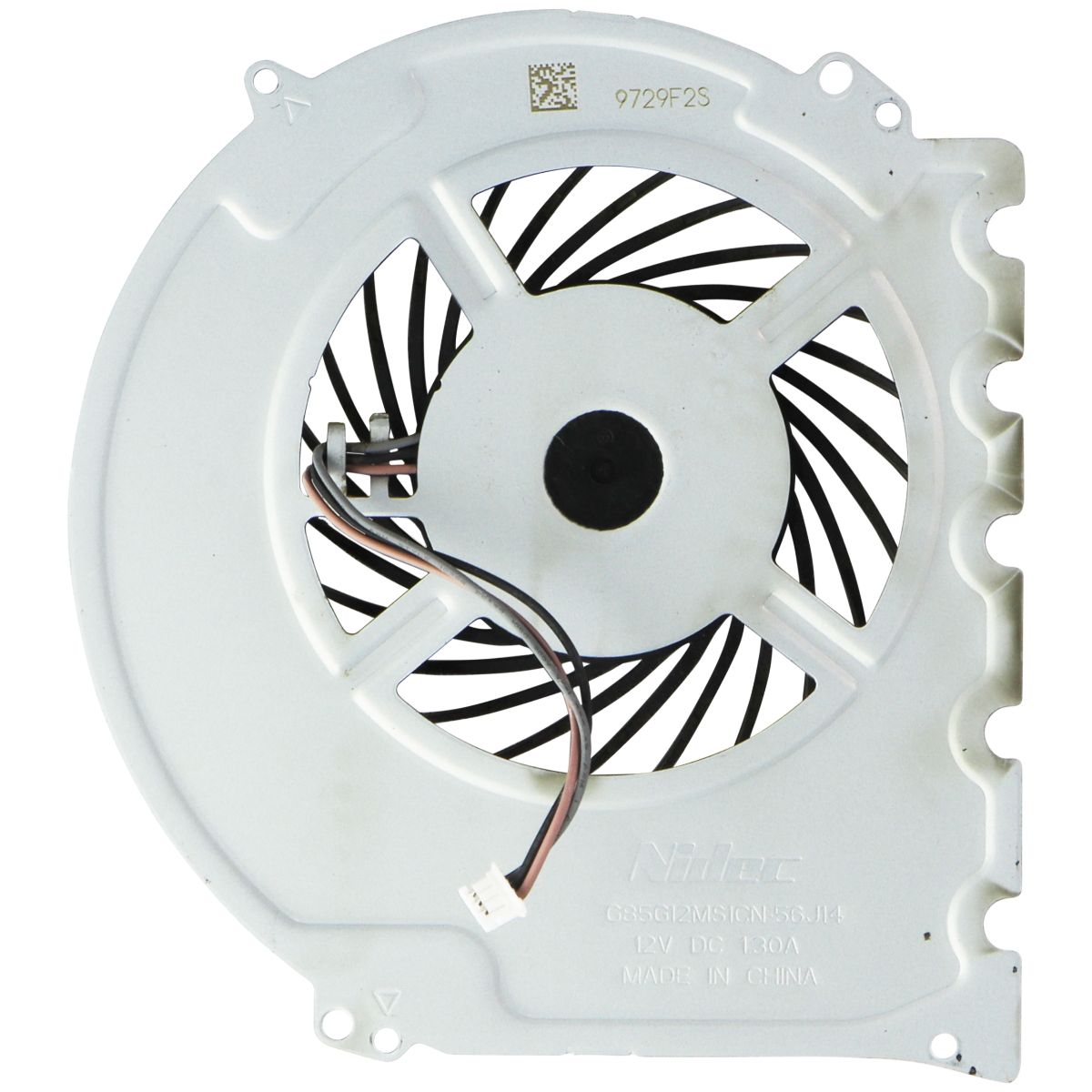 Nidec 12V DC 1.30A Cooling Fan + Bracket for PS4 PRO (G85G12MS1CN-56J14) Gaming/Console - Replacement Parts & Tools Nidec - Simple Cell Bulk Wholesale Pricing - USA Seller