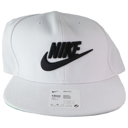 Nike Pro Futura Snapback Hat - ONE SIZE - White/Pine Green/Black (891284-100) Unisex Accessories - Hats Nike - Simple Cell Bulk Wholesale Pricing - USA Seller