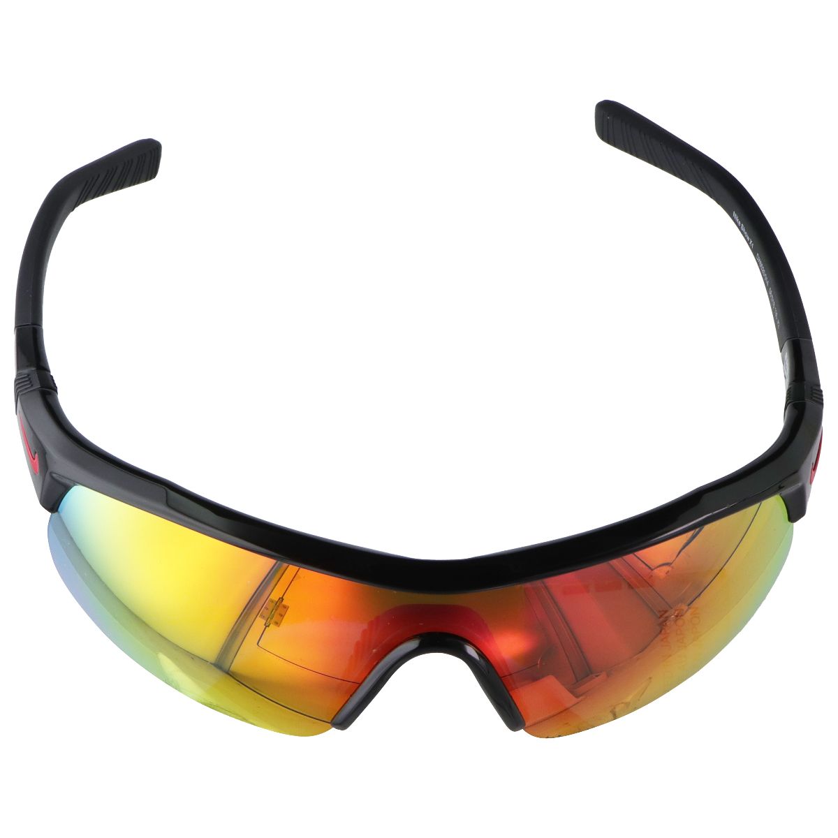 Nike Show X1 Mirrored Sunglasses - Charcoal Black/Red Mirror (DX6520 014) Other Sporting Goods Nike - Simple Cell Bulk Wholesale Pricing - USA Seller