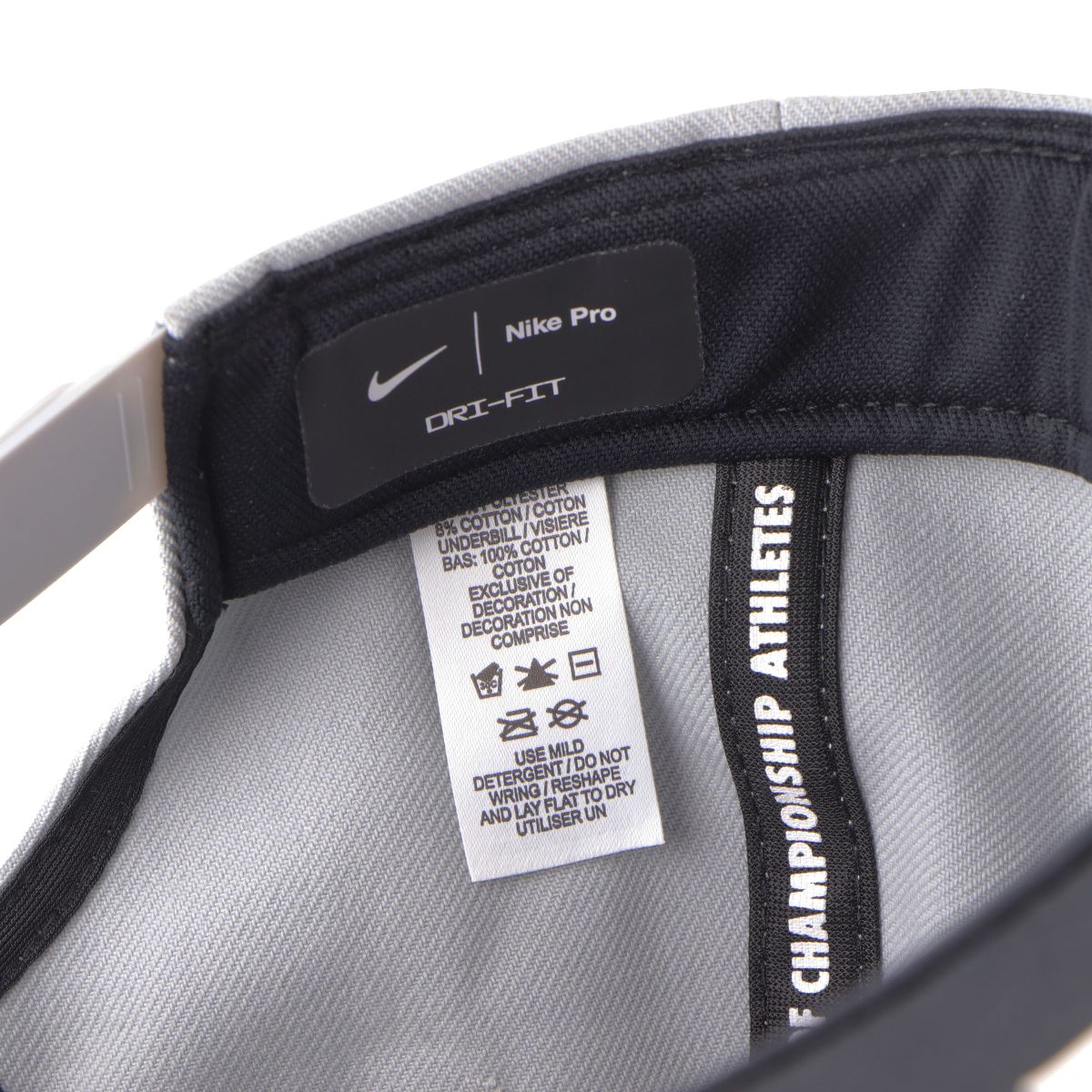 Nike Pro Futura Snapback Hat - ONE SIZE - Gray/Black (891284-077) Unisex Accessories - Hats Nike - Simple Cell Bulk Wholesale Pricing - USA Seller