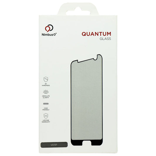 Nimbus9 Quantum Glass for LG G7 Smartphone - Clear/Black Trim Cell Phone - Screen Protectors Nimbus9 - Simple Cell Bulk Wholesale Pricing - USA Seller