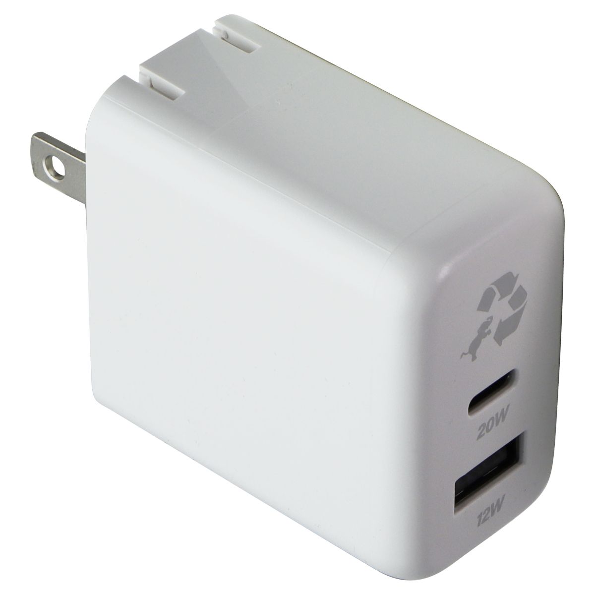 Nimble Wally Duo (32W) Dual-Port (USB-C and USB-A) Wall Charger - Polar White Cell Phone - Chargers & Cradles Nimble    - Simple Cell Bulk Wholesale Pricing - USA Seller