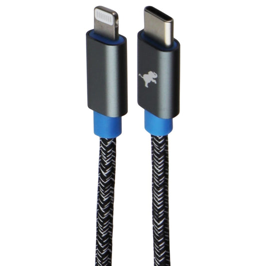 Nimble PowerKnit (3.3-Ft) USB-C to Lightning 8-Pin Braided Cable - Gray/Blue Cell Phone - Cables & Adapters Nimble    - Simple Cell Bulk Wholesale Pricing - USA Seller