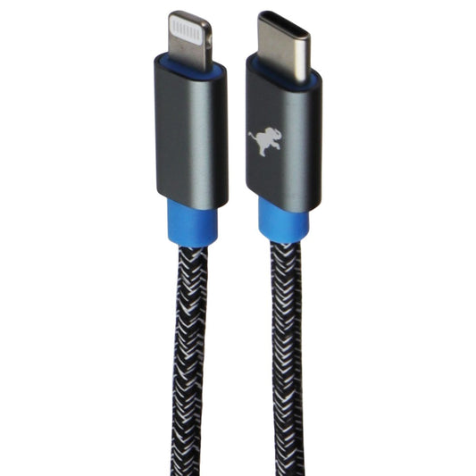Nimble PowerKnit (3.3-Ft) USB-C to Lightning 8-Pin Braided Cable - Gray/Blue Cell Phone - Cables & Adapters Nimble - Simple Cell Bulk Wholesale Pricing - USA Seller