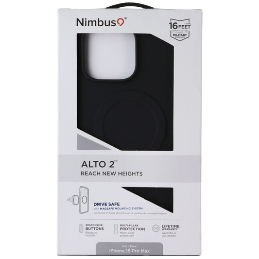 Nimbus9 Alto 2 Series MagSafe Case for Apple iPhone 16 Pro Max - Black Cell Phone - Cases, Covers & Skins Nimbus9 - Simple Cell Bulk Wholesale Pricing - USA Seller