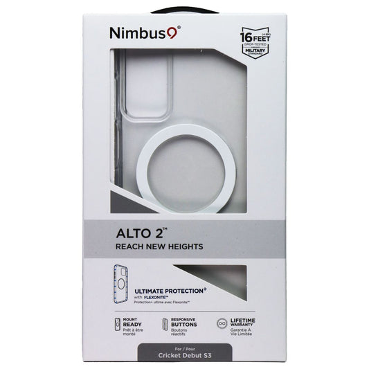 Nimbus9 Alto 2 Case with Magnetic Ring for Cricket Debut S3 - Clear Cell Phone - Cases, Covers & Skins Nimbus9 - Simple Cell Bulk Wholesale Pricing - USA Seller