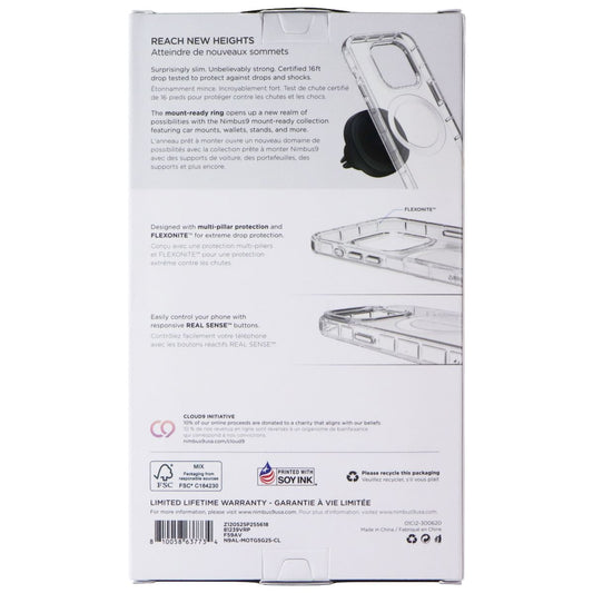 Nimbus9 Alto 2 Series Magnetic Case for Moto G (2025) - Clear Cell Phone - Cases, Covers & Skins Nimbus9 - Simple Cell Bulk Wholesale Pricing - USA Seller