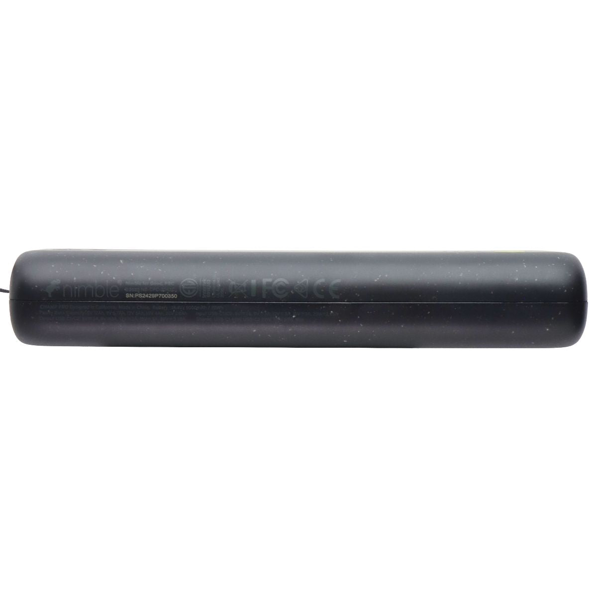 Nimble Champ Pro Portable Charger 20,000mAh USB-C Power Bank w/ Cable - Black Cell Phone - Chargers & Cradles Nimble - Simple Cell Bulk Wholesale Pricing - USA Seller