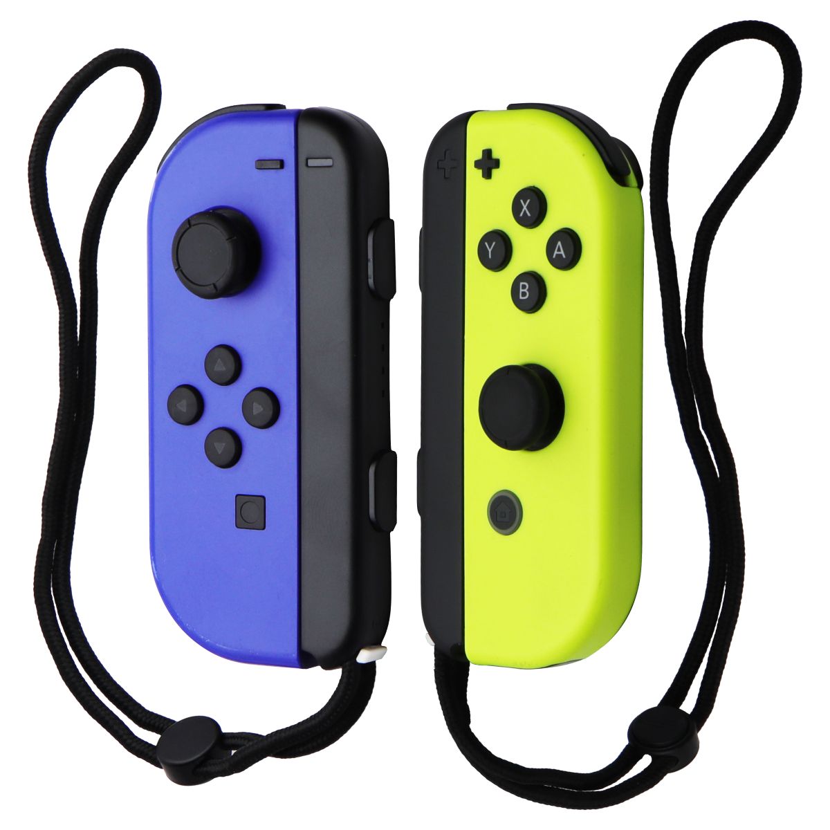 Nintendo Joy-Con Controllers with Straps (Left & Right) - Neon Blue/Neon Yellow Gaming/Console - Controllers & Attachments Nintendo - Simple Cell Bulk Wholesale Pricing - USA Seller