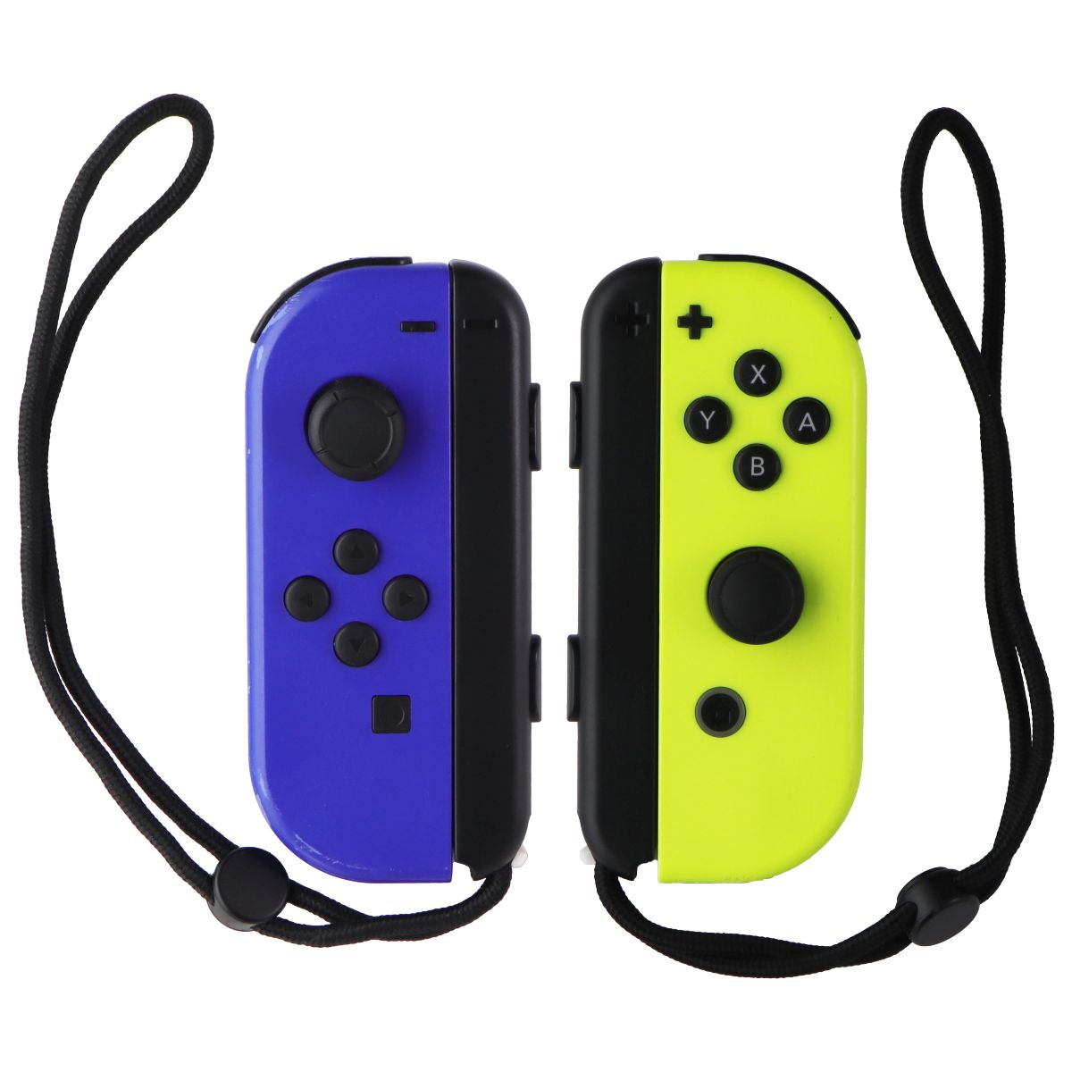 Nintendo Joy-Con Controllers with Straps (Left & Right) - Neon Blue/Neon Yellow Gaming/Console - Controllers & Attachments Nintendo - Simple Cell Bulk Wholesale Pricing - USA Seller
