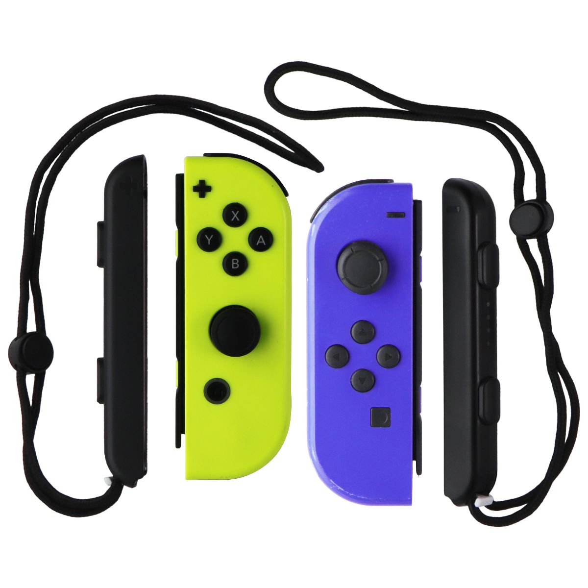 Nintendo Joy-Con Controllers with Straps (Left & Right) - Neon Blue/Neon Yellow Gaming/Console - Controllers & Attachments Nintendo - Simple Cell Bulk Wholesale Pricing - USA Seller