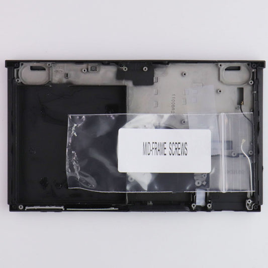 Repair Part -Mid-Frame Housing + Front Bezel w/ Screws & Antenna (Black) Gaming/Console - Replacement Parts & Tools Nintendo - Simple Cell Bulk Wholesale Pricing - USA Seller
