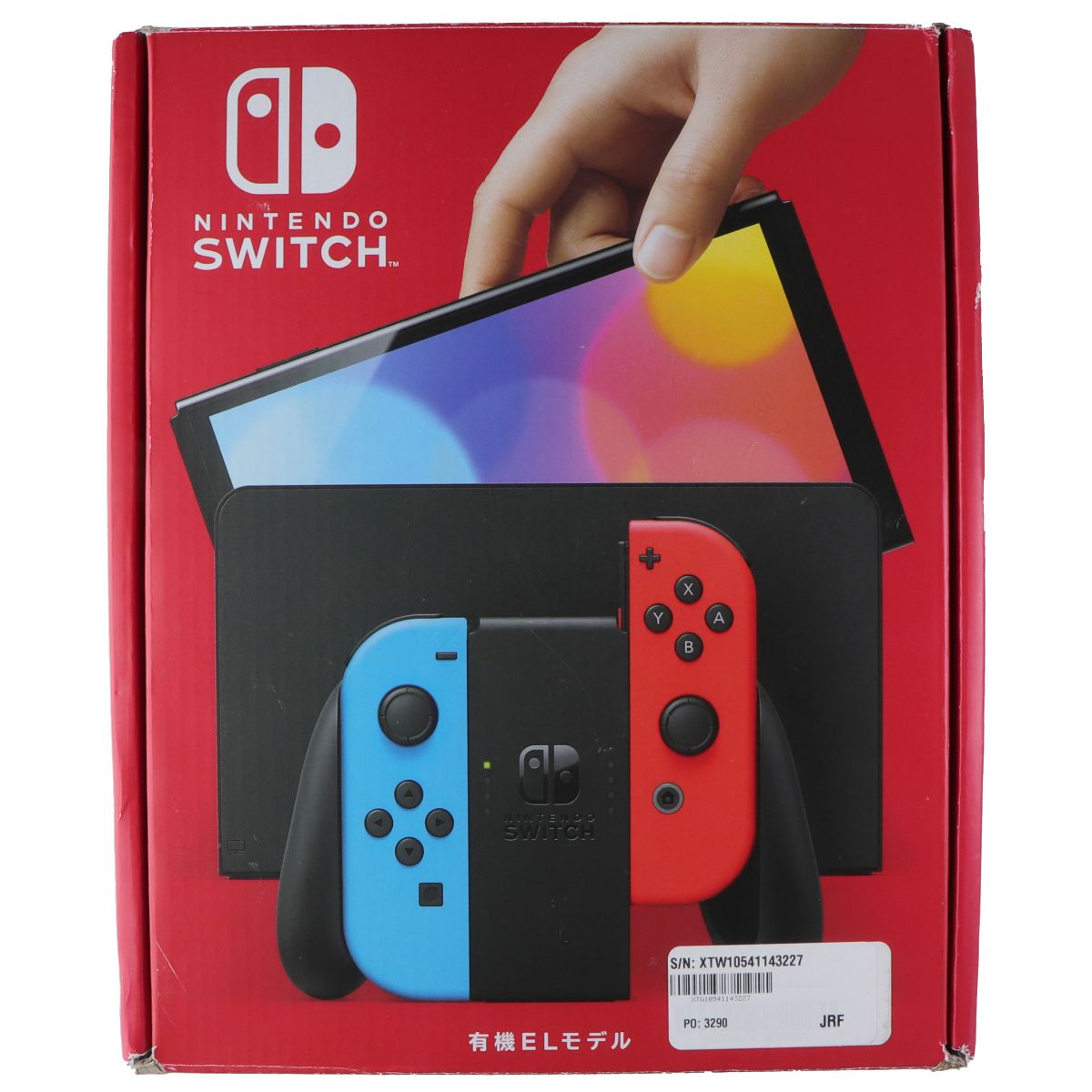 Nintendo Switch Console (OLED Version) with Blue & Red Joy-Cons (HEG-OO1 / JPN) Gaming/Console - Video Game Consoles Nintendo - Simple Cell Bulk Wholesale Pricing - USA Seller