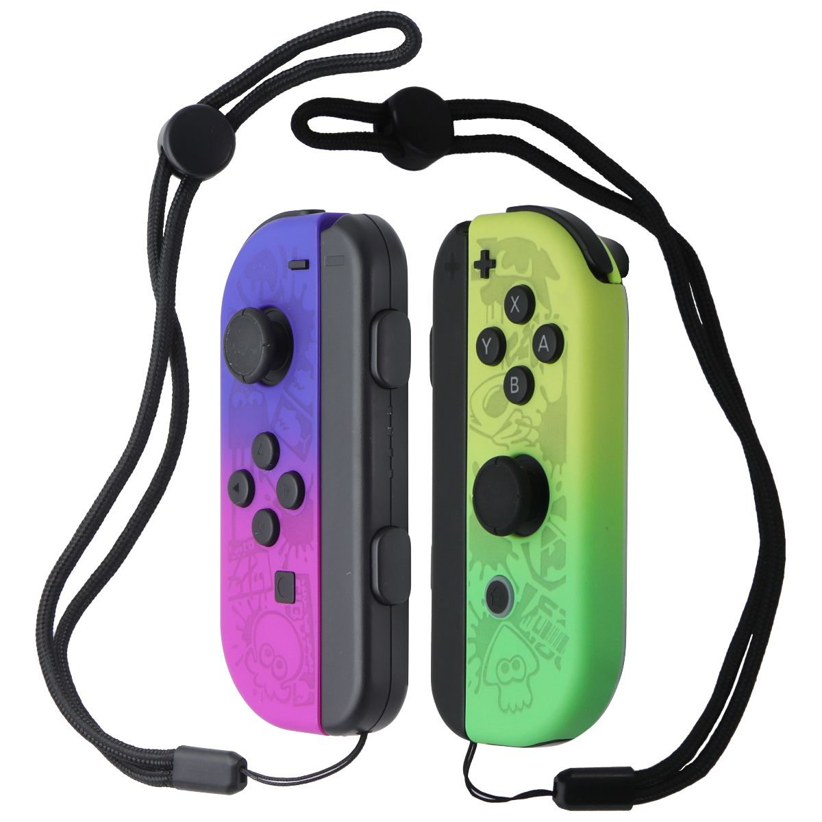 Nintendo Joy-Con Controllers with Straps (L/R) - Splatoon 3 (Purple/Green) Gaming/Console - Controllers & Attachments Nintendo - Simple Cell Bulk Wholesale Pricing - USA Seller