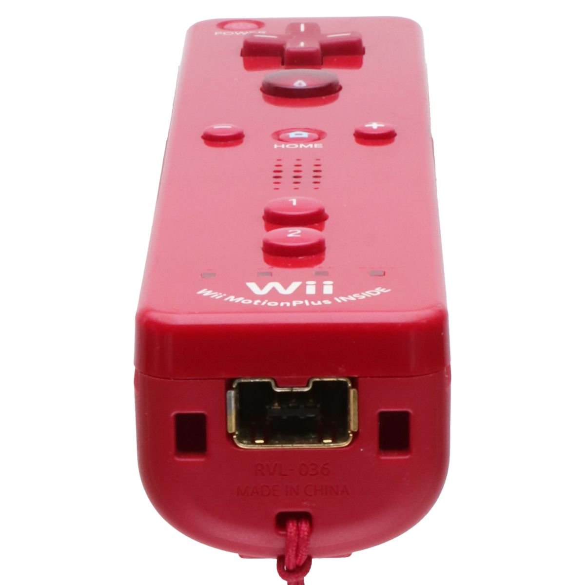 Official Nintendo Wii Remote Plus (Wii MotionPlus) - Red - RVL-036