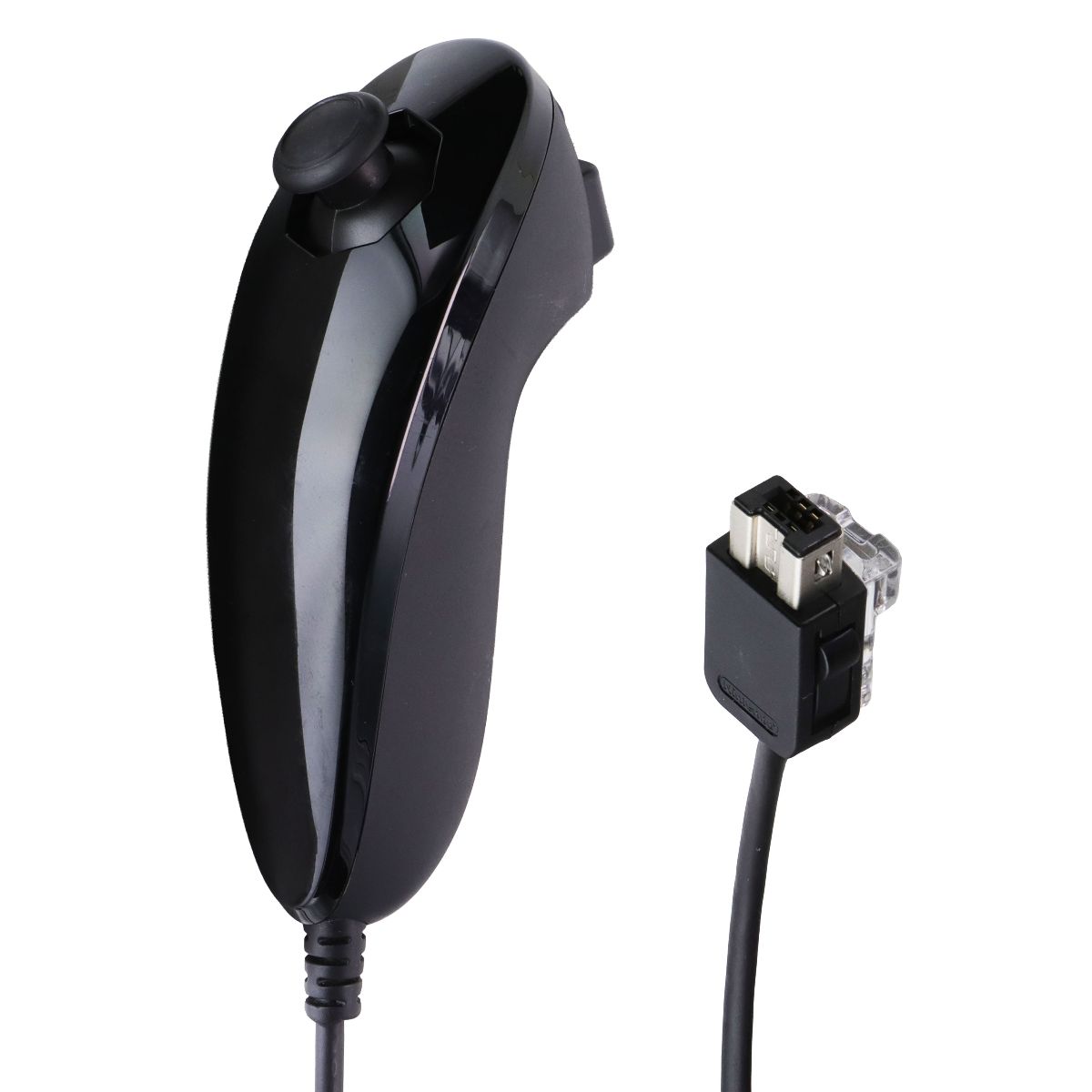 Official Nintendo Wii Nunchuk - Glossy Black (RVL-004)