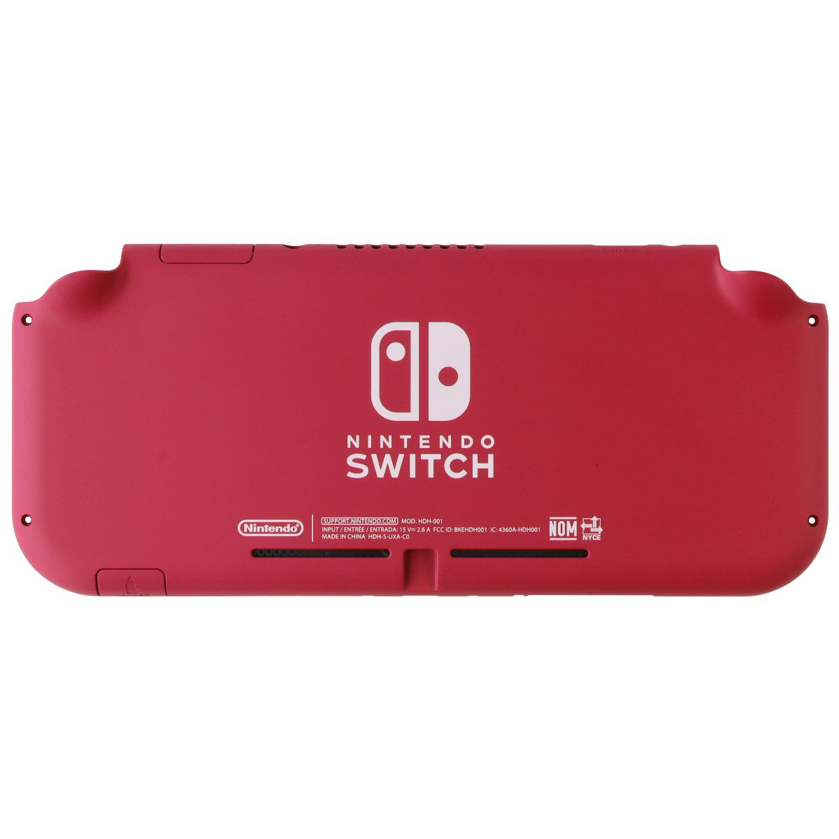 Replacement Back Plate (Coral) for Nintendo Switch Lite (HDH-001) Gaming/Console - Replacement Parts & Tools Nintendo - Simple Cell Bulk Wholesale Pricing - USA Seller