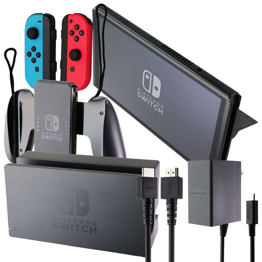 Nintendo Switch Console Bundle with Joy-Cons HAC-OO1(-O1) Splatoon Red/Blue Gaming/Console - Video Game Consoles Nintendo - Simple Cell Bulk Wholesale Pricing - USA Seller