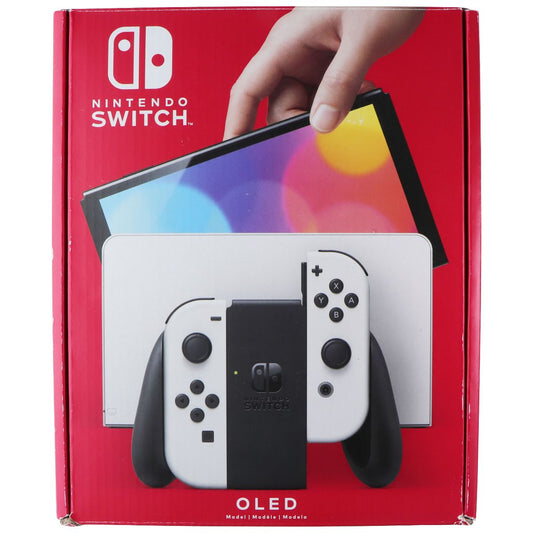 Nintendo Switch Console (OLED Version) with White Joy-Cons (HEG-OO1) Gaming/Console - Video Game Consoles Nintendo - Simple Cell Bulk Wholesale Pricing - USA Seller