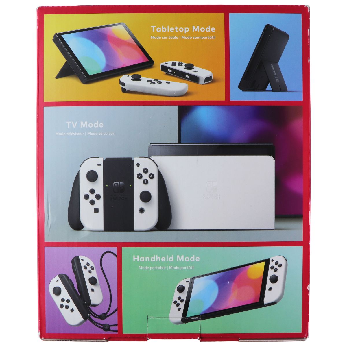 Nintendo Switch Console (OLED Version) with White Joy-Cons (HEG-OO1) Gaming/Console - Video Game Consoles Nintendo - Simple Cell Bulk Wholesale Pricing - USA Seller