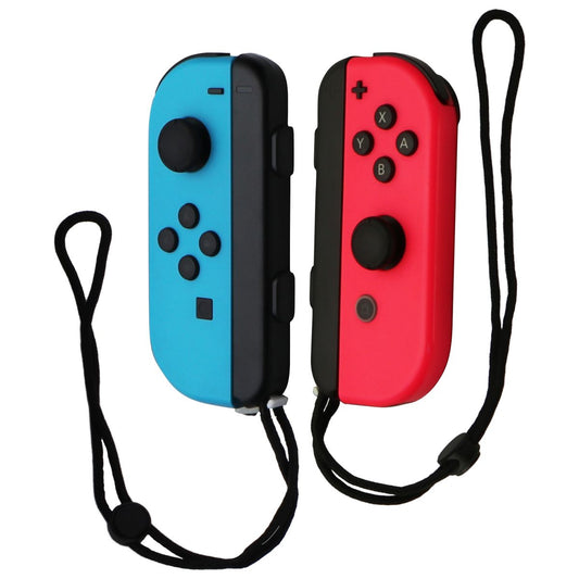 Nintendo Joy-Con Controllers with Straps - Left Neon Blue/Right Red (HAC-015/16) Gaming/Console - Controllers & Attachments Nintendo - Simple Cell Bulk Wholesale Pricing - USA Seller