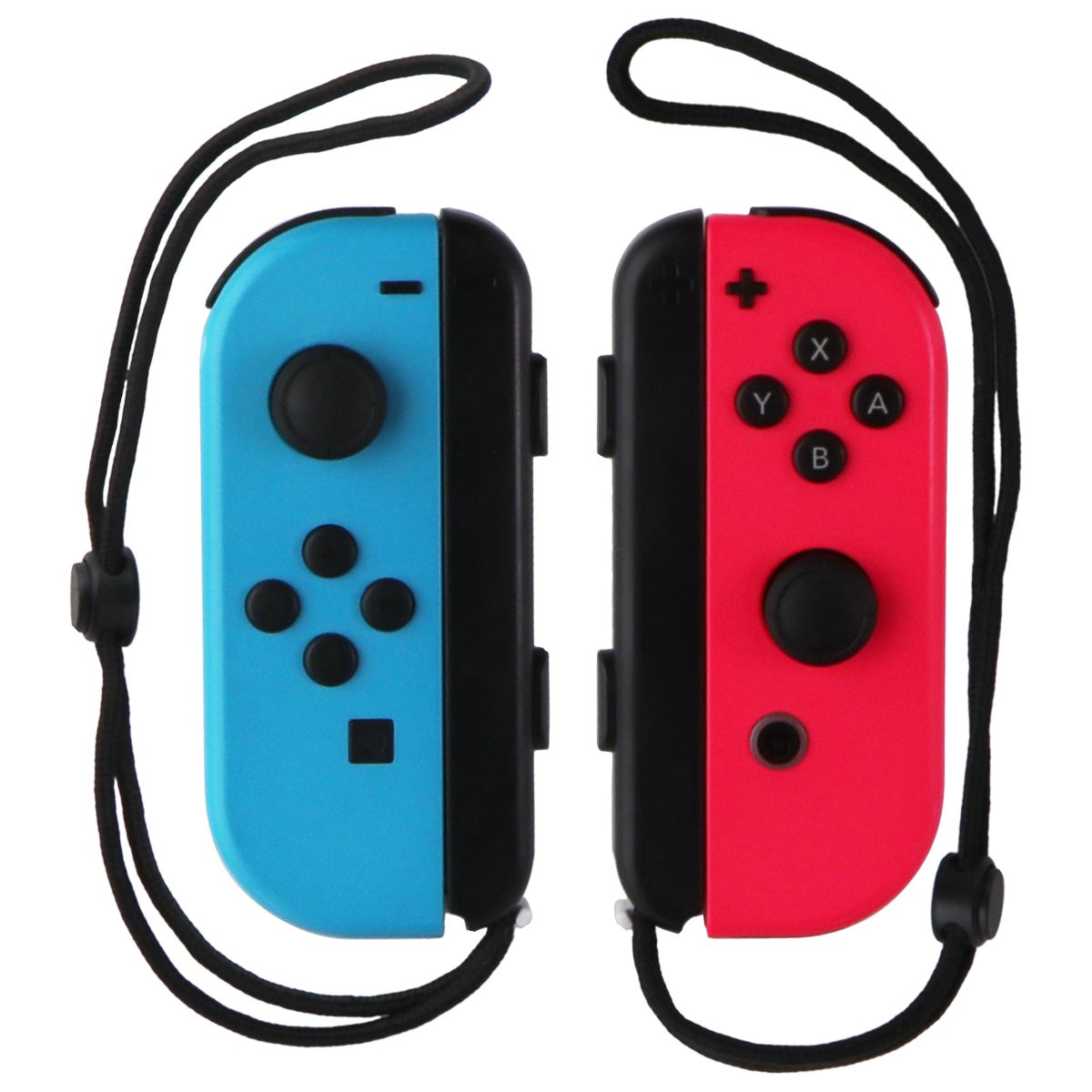 Nintendo Joy-Con Controllers with Straps - Left Neon Blue/Right Red (HAC-015/16)