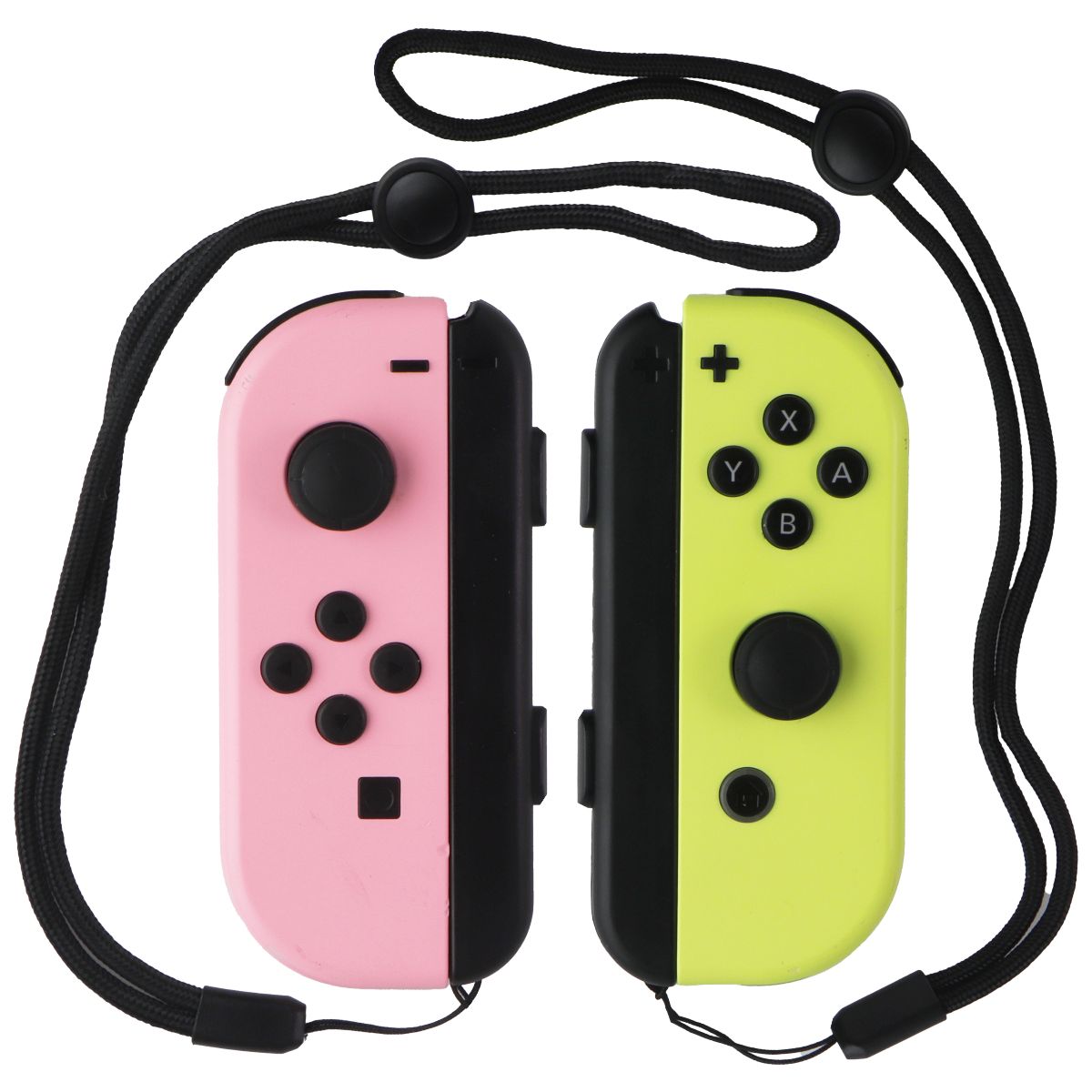 Nintendo Official Joy-Con Controllers (Left & Right) - Pastel Pink/Pastel Yellow Gaming/Console - Controllers & Attachments Nintendo - Simple Cell Bulk Wholesale Pricing - USA Seller