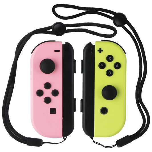 Nintendo Official Joy-Con Controllers (Left & Right) - Pastel Pink/Pastel Yellow Gaming/Console - Controllers & Attachments Nintendo - Simple Cell Bulk Wholesale Pricing - USA Seller