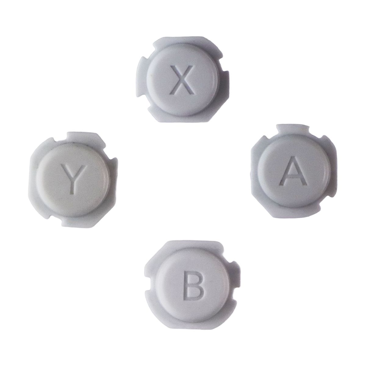 Repair Part - Replacement Button Set (A/B/X/Y) for Nintendo Switch Lite - Gray Gaming/Console - Replacement Parts & Tools Nintendo - Simple Cell Bulk Wholesale Pricing - USA Seller
