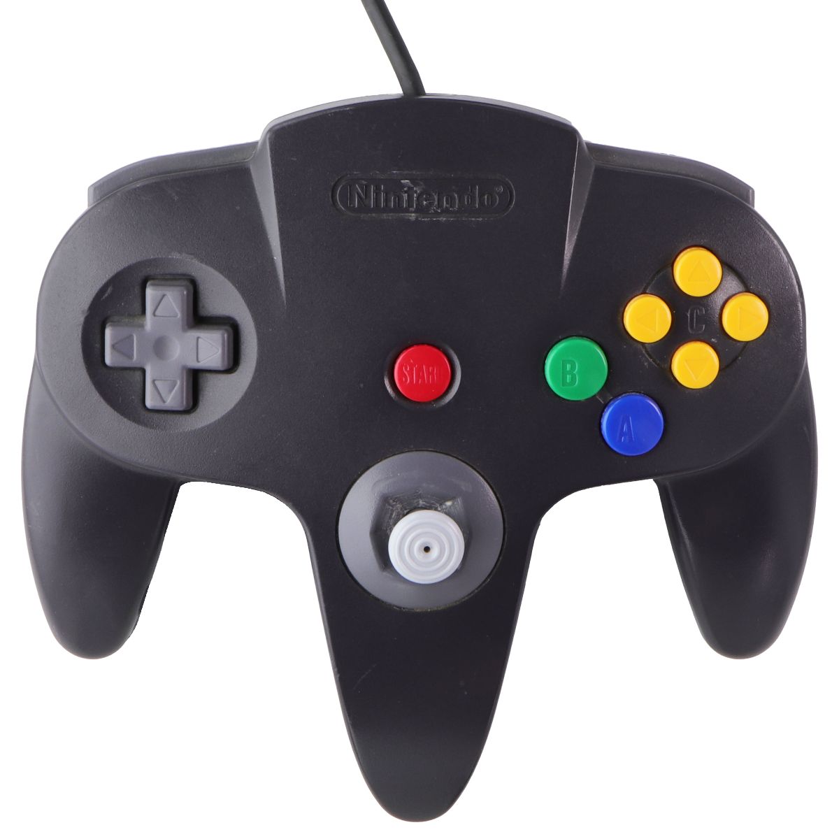 Nintendo 64 Original Wired Controller - Black (NUS-005) Gaming/Console - Controllers & Attachments Nintendo    - Simple Cell Bulk Wholesale Pricing - USA Seller