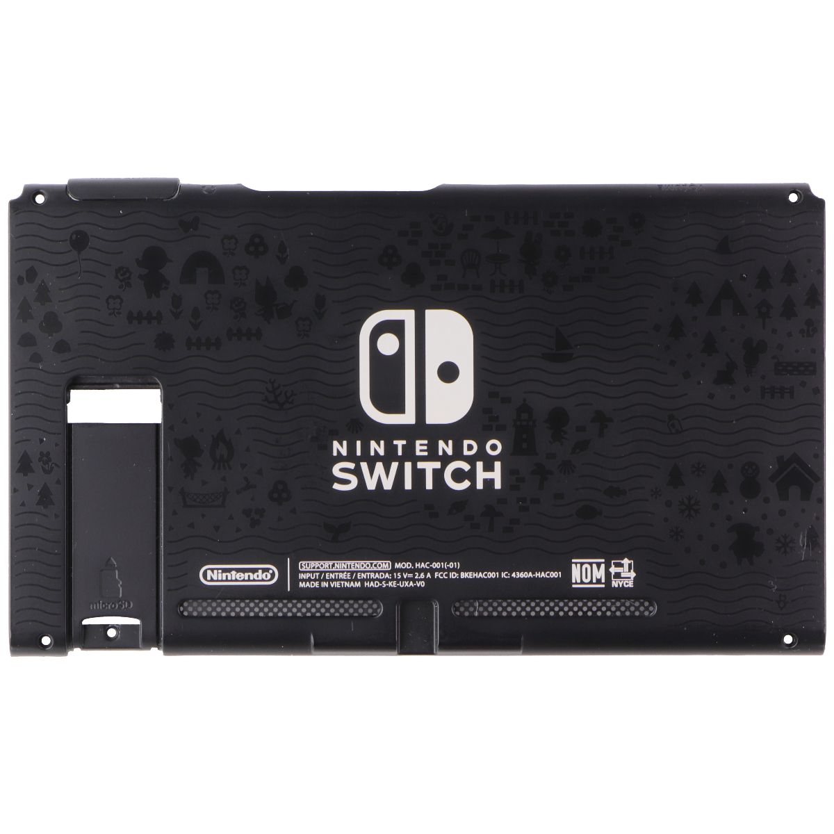 Replacement Back Plate (Animal Crossing) for Nintendo Switch HAC-001(-01) Gaming/Console - Replacement Parts & Tools Nintendo    - Simple Cell Bulk Wholesale Pricing - USA Seller