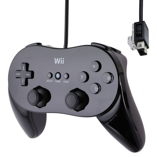 Nintendo Official Wii Classic Controller Pro - Glossy Black