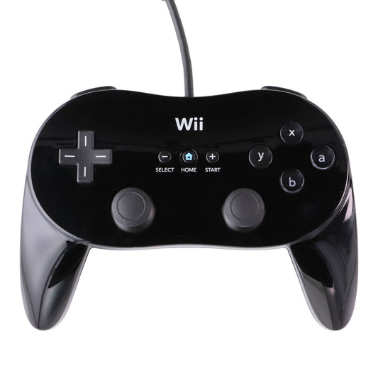 Nintendo Official Wii Classic Controller Pro - Glossy Black