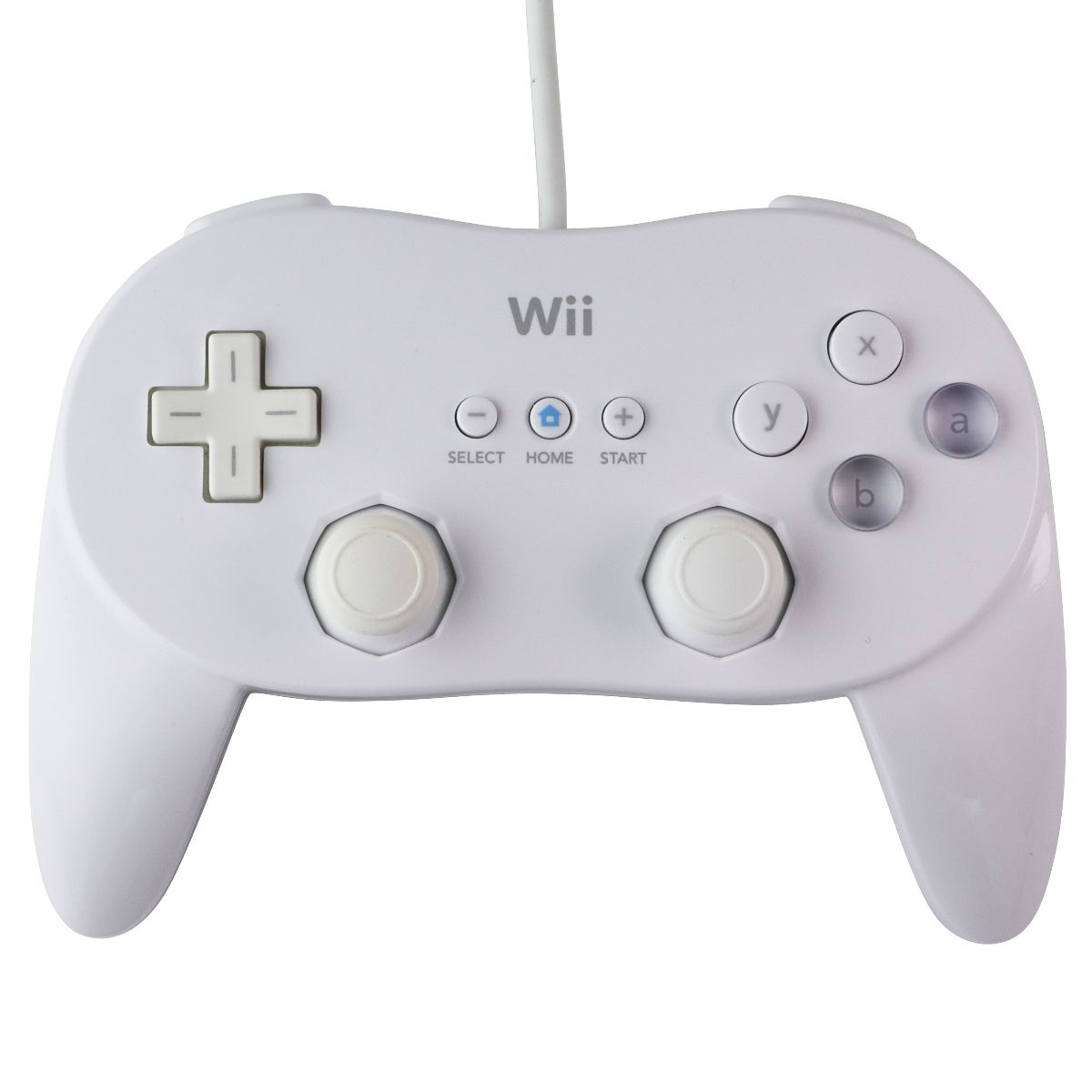 Nintendo Official Wii Classic Controller Pro - White RVL-005(-02)