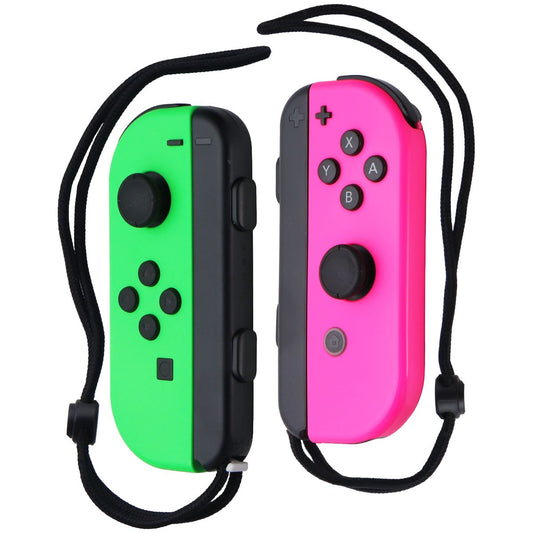 Nintendo Switch Joy-Con Controllers - Neon Green / Neon Pink (HAC-015/HAC-016) Gaming/Console - Controllers & Attachments Nintendo - Simple Cell Bulk Wholesale Pricing - USA Seller