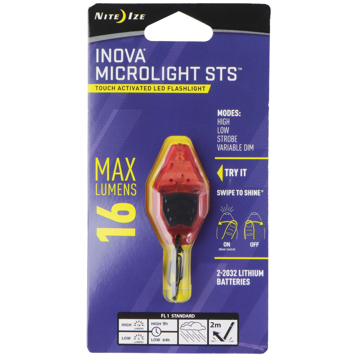 Nite Ize MLSA-M3-R7 Micro Light STS, Transparent Orange Camping & Hiking - Flashlights, Lanterns & Lights Nite Ize - Simple Cell Bulk Wholesale Pricing - USA Seller