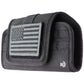 Nite Ize Horizontal Clip Case Universal Holster (XXL) - Black/USA Patch
