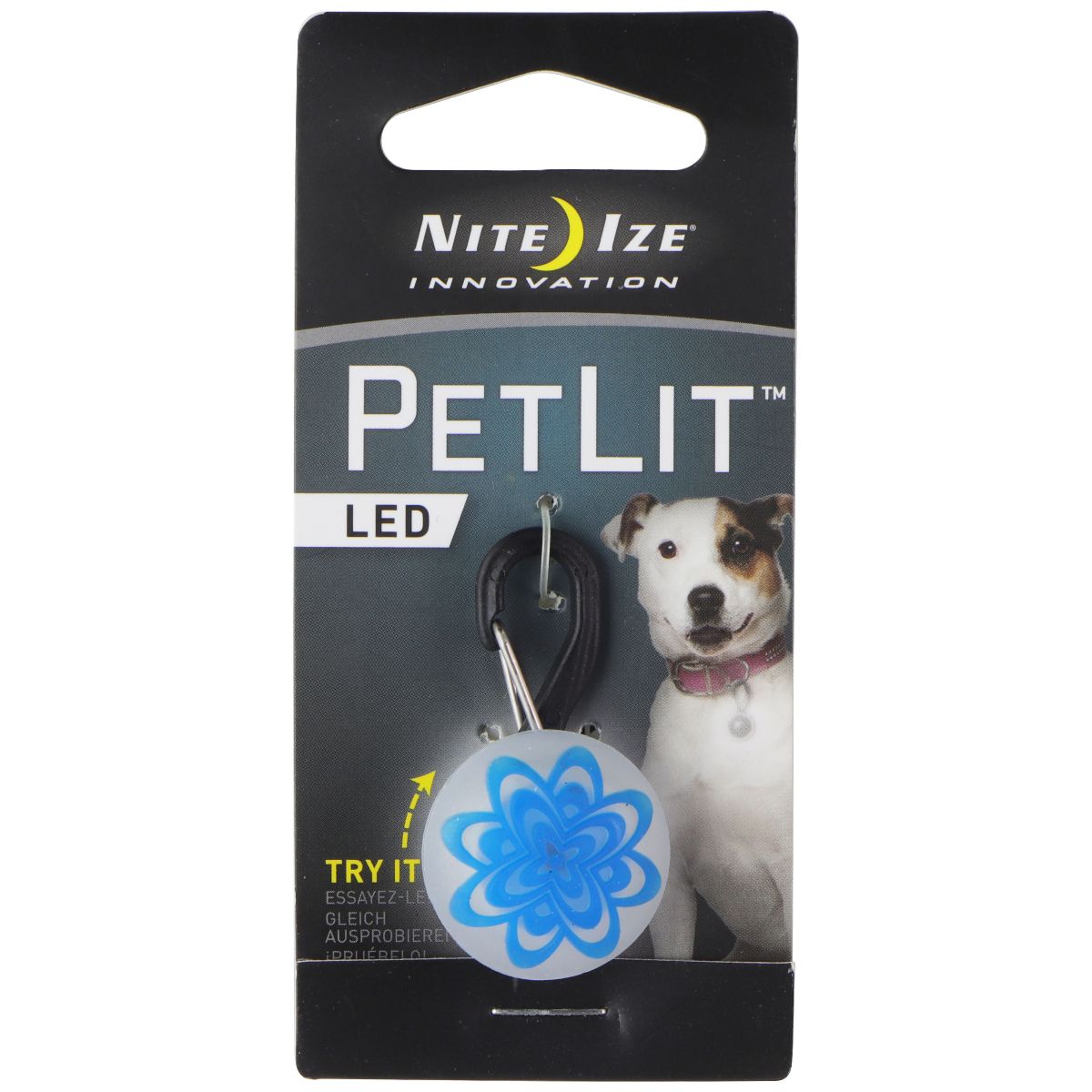 Nite Ize PetLit LED Collar Light - Blue Burst Other Sporting Goods Nite Ize - Simple Cell Bulk Wholesale Pricing - USA Seller