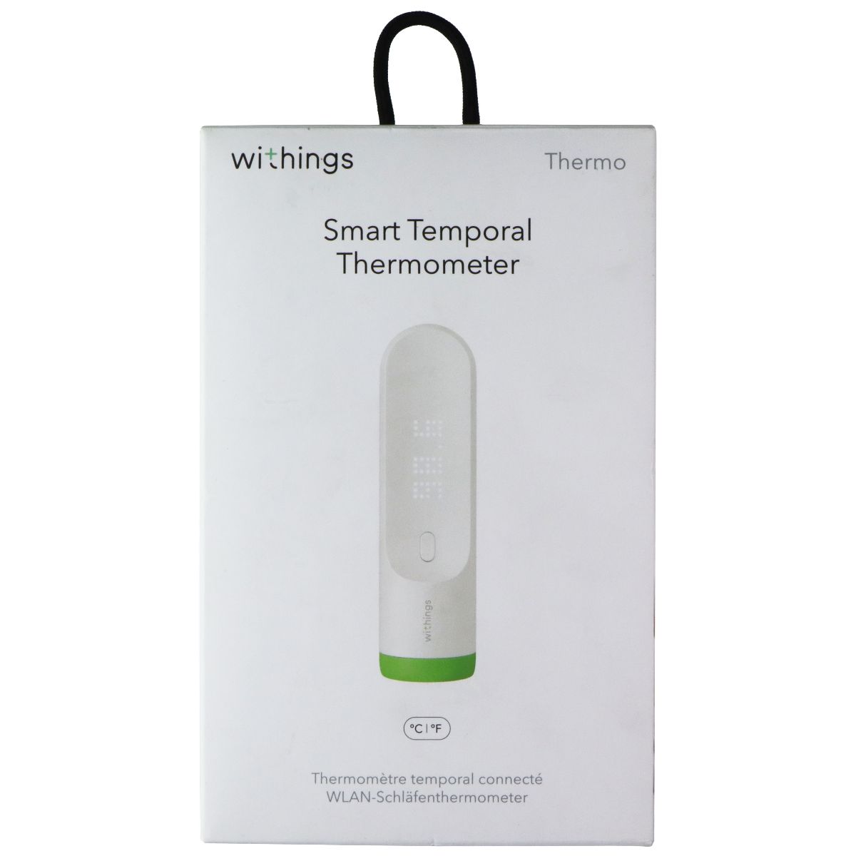 Withings Thermo Smart Temporal Thermometer for Children and Adults - White SCT01 Monitoring & Testing - Thermometers Withings - Simple Cell Bulk Wholesale Pricing - USA Seller