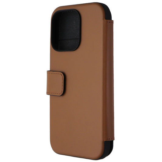 Nomad Modern Leather Folio Case for MagSafe for iPhone 15 Pro - English Tan Cell Phone - Cases, Covers & Skins Nomad    - Simple Cell Bulk Wholesale Pricing - USA Seller